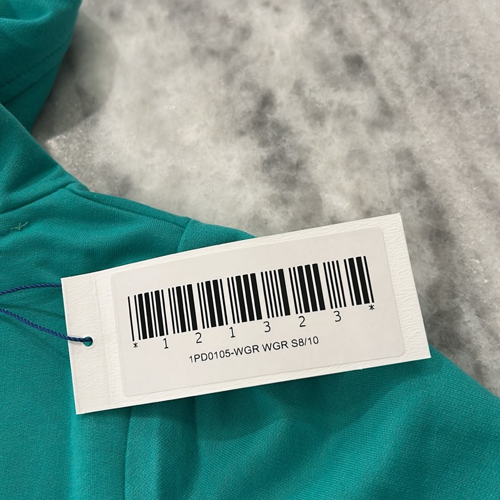 NWT PRODOH Spinnerbait Sweatshirt Pullover Hoodie Girls sz Small 8/10 Teal - Picture 7 of 8